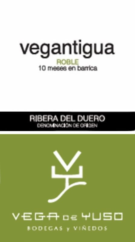 Bodega Vega de Yuso Vegantigua Barrica Tinto 2011 Front Label
