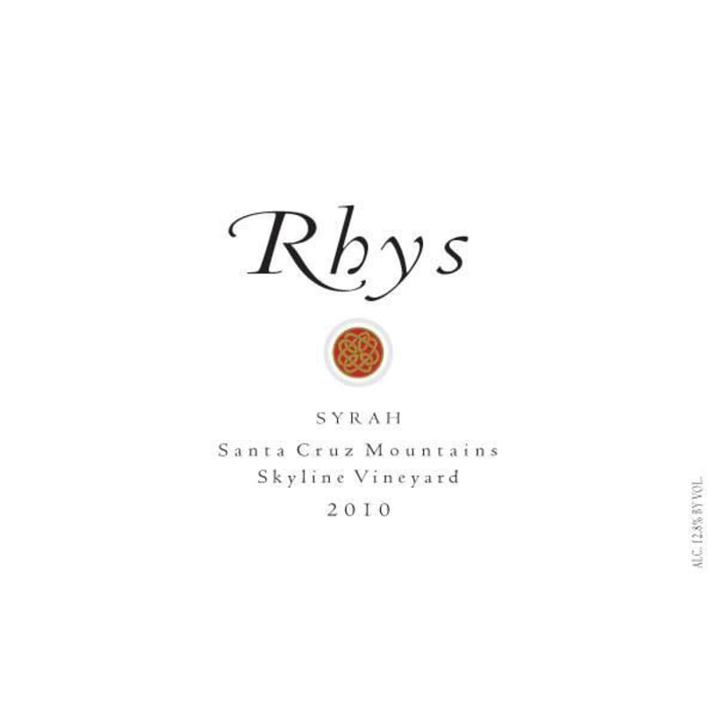 Rhys Skyline Vineyard Syrah 2010 Front Label