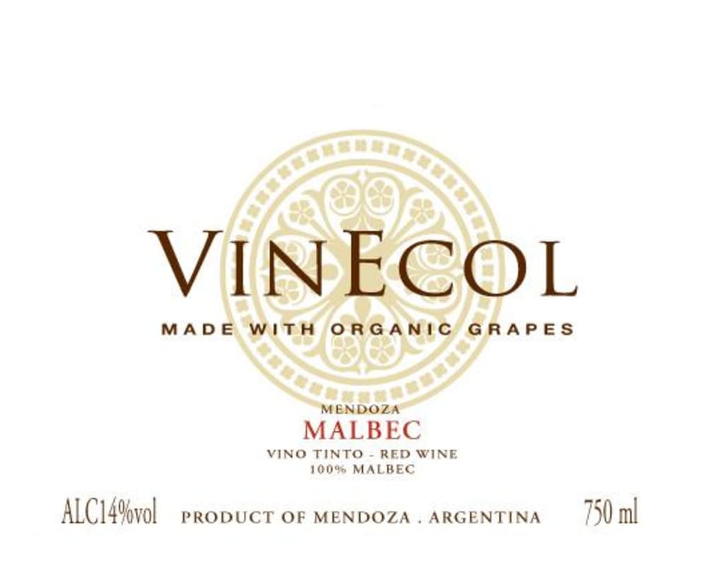 Bodega Vinecol Mendoza Malbec 2009 Front Label
