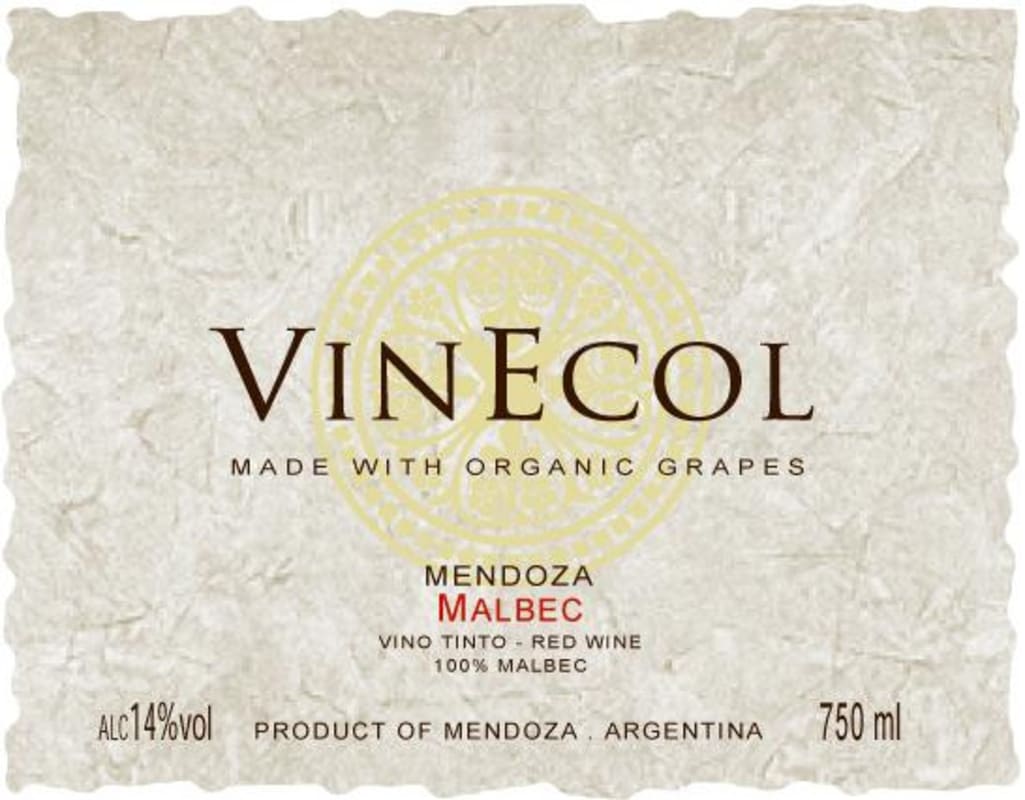 Bodega Vinecol Mendoza Malbec 2006 Front Label