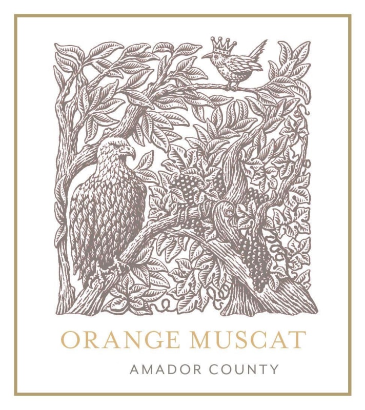 Renwood Orange Muscat 2015 Front Label