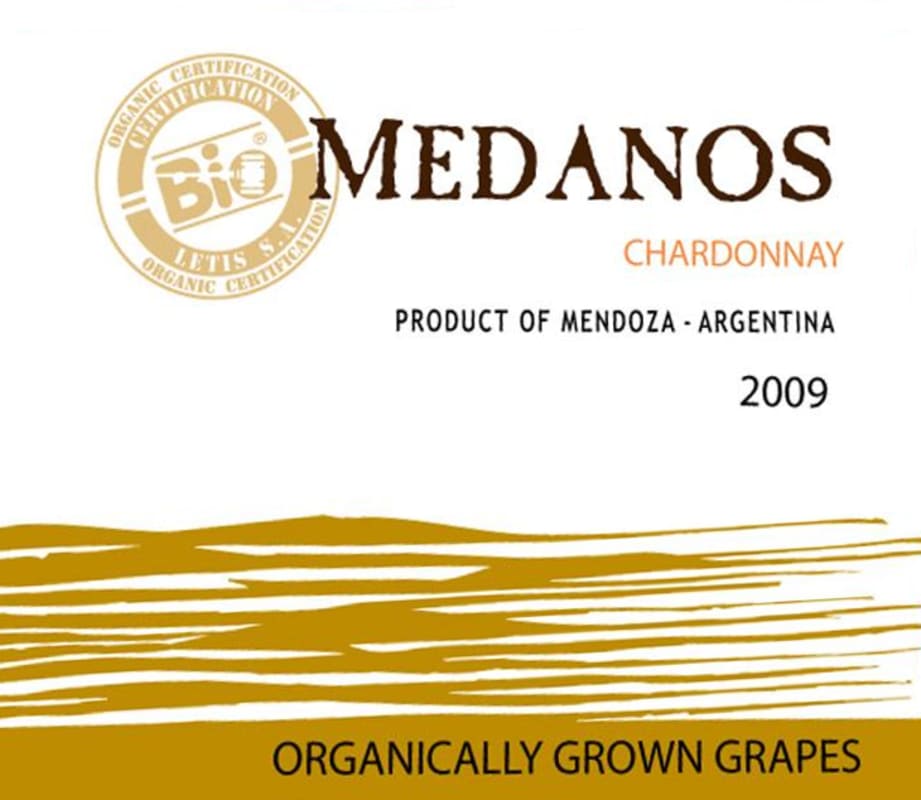 Bodega Vinecol Mendoza Medanos Chardonnay 2009 Front Label