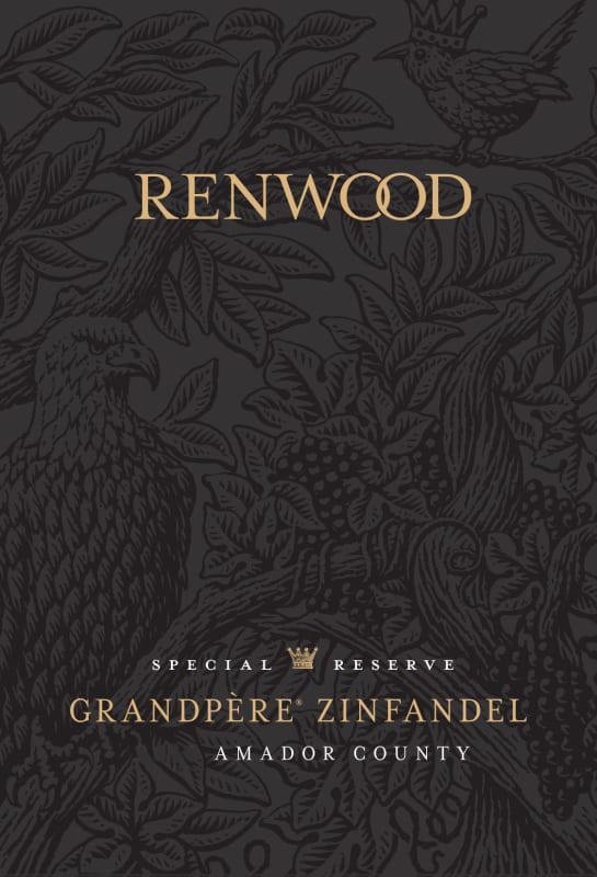Renwood Special Reserve Grandpere Zinfandel 2012 Front Label