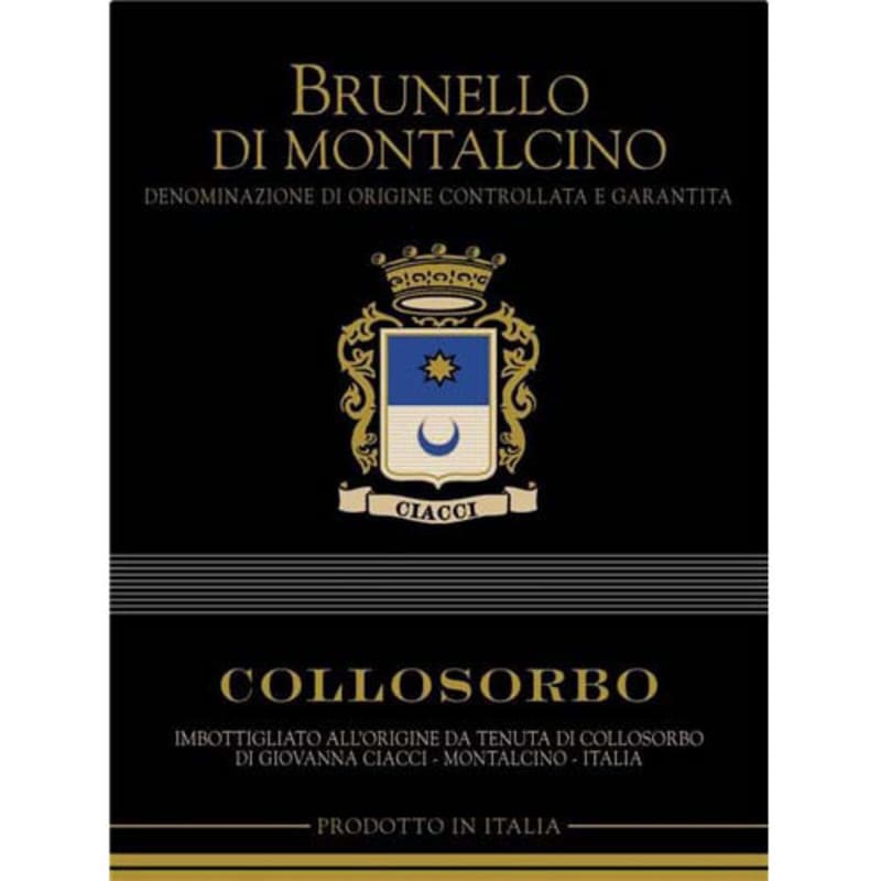 Collosorbo Brunello di Montalcino 2011 Front Label