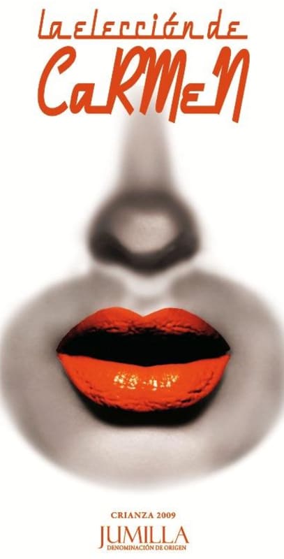 Bodegas Agrupadas Ponte La Eleccion de Carmen Crianza 2009 Front Label