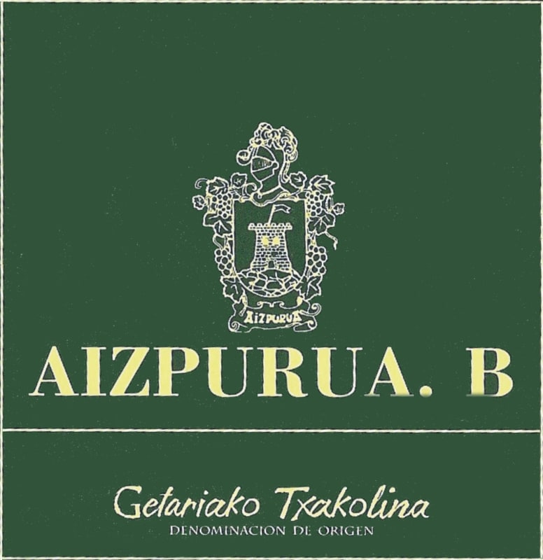 Bodegas Aizpurua Aizpurua.B 2015 Front Label