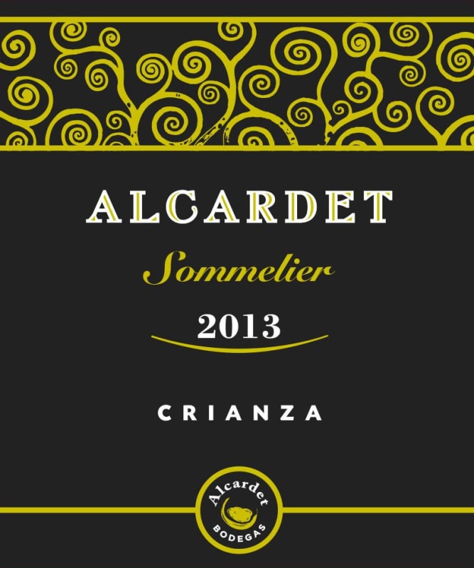 Bodegas Alcardet Sommelier Crianza 2013 Front Label
