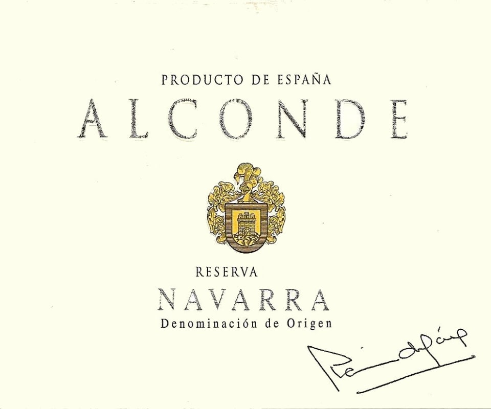 Bodegas Alconde Reserva 2010 Front Label