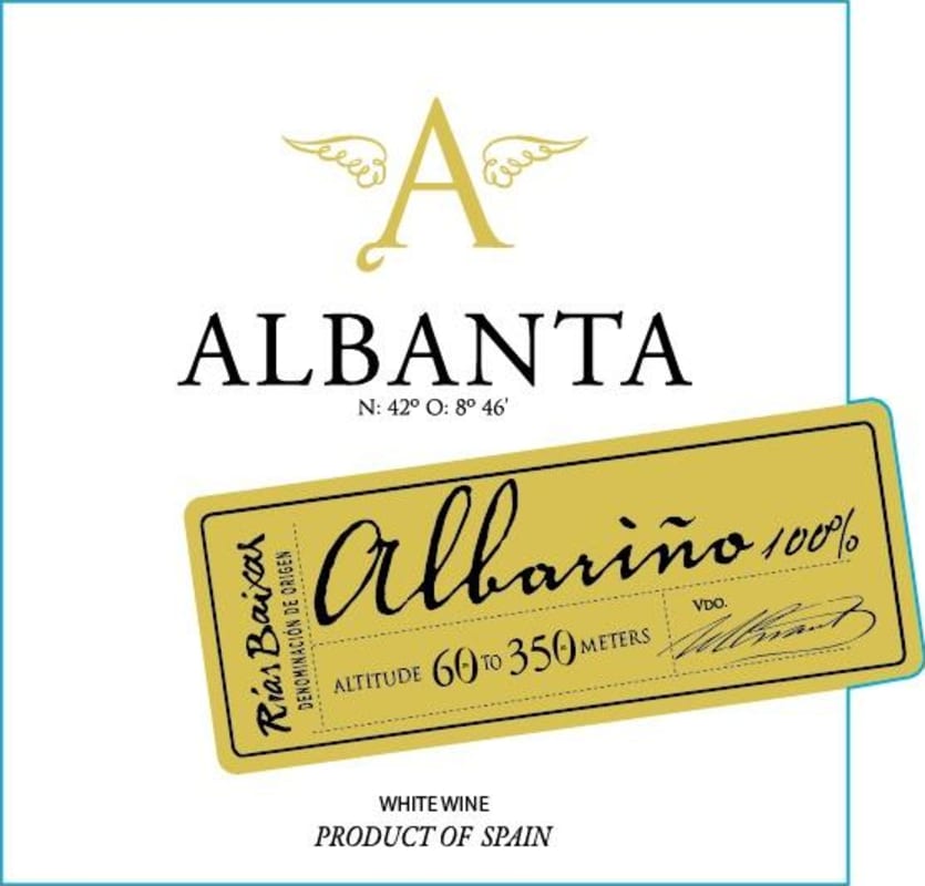 Bodegas Altos de Torona Albanta Albarino 2015 Front Label