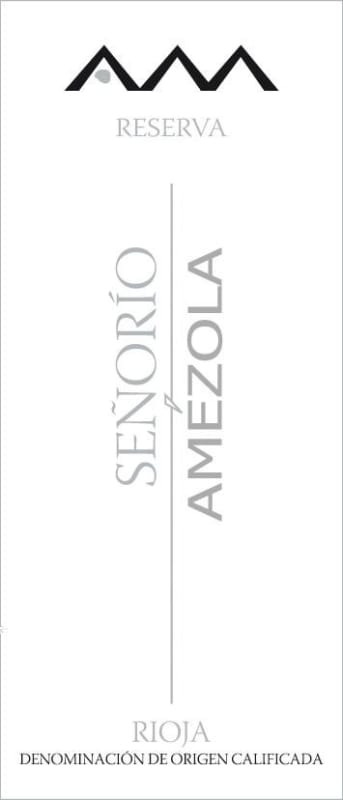 Bodegas Amezola de la Mora Senorio Reserva 2007 Front Label
