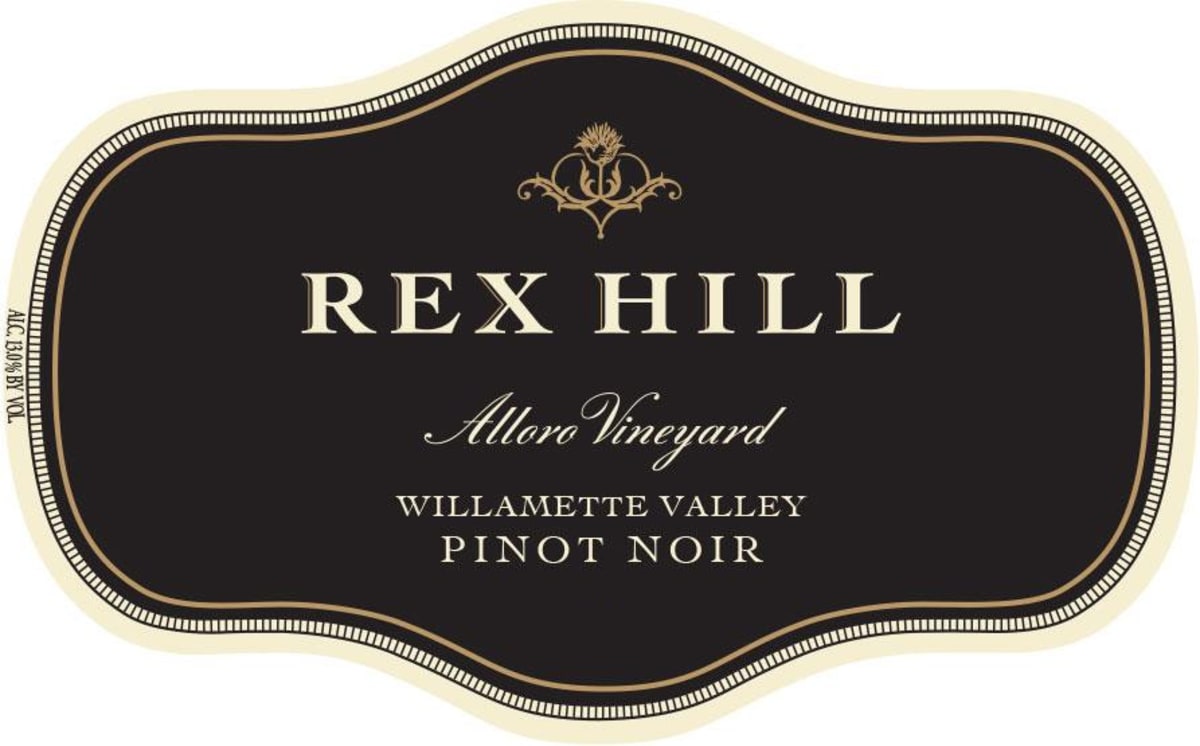 Rex Hill Alloro Vineyard Pinot Noir 2012 Front Label