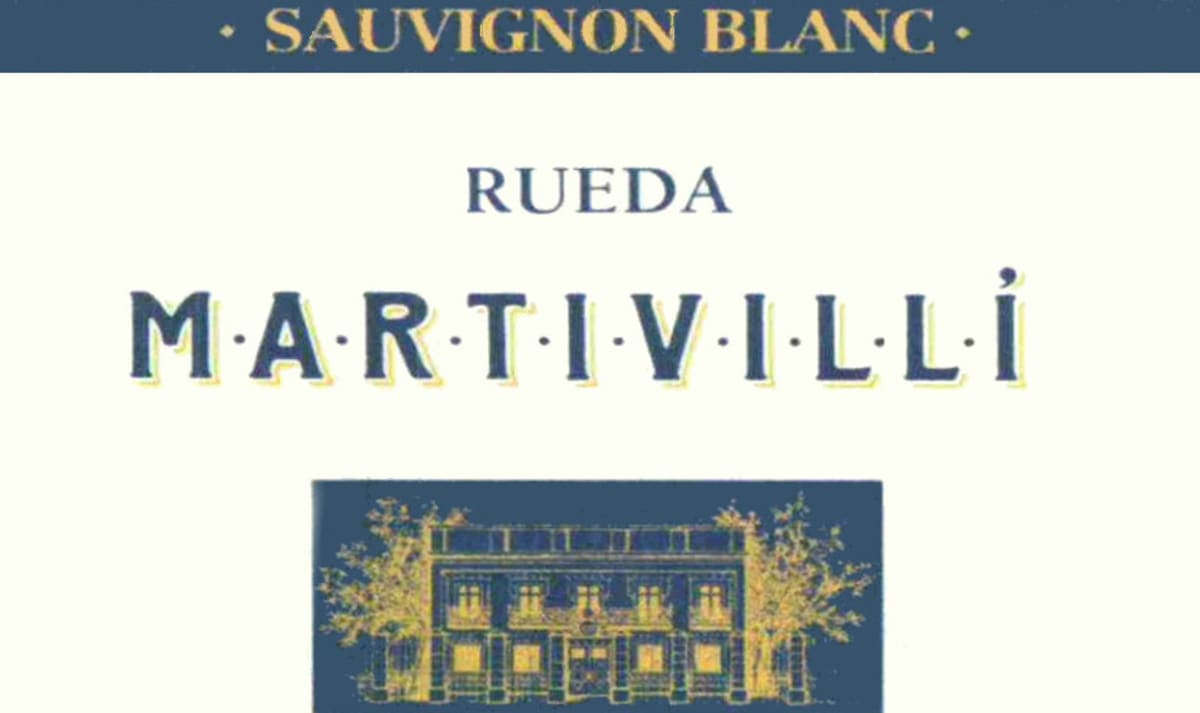 Bodegas Angel Lorenzo Cachazo Martivilli Sauvignon Blanc 2012 Front Label