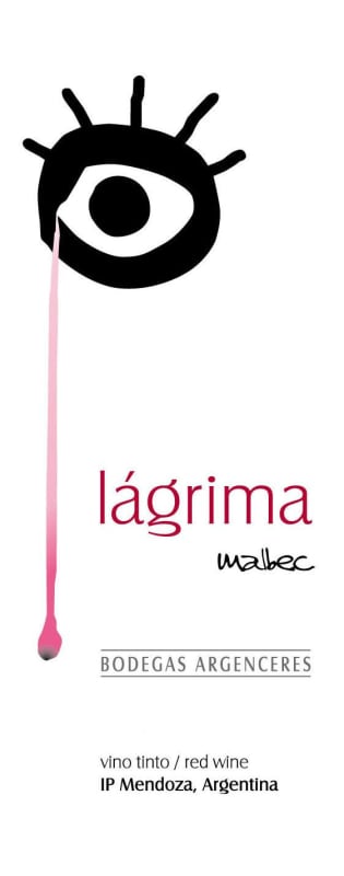 Bodegas Argenceres Lagrima Malbec 2011 Front Label
