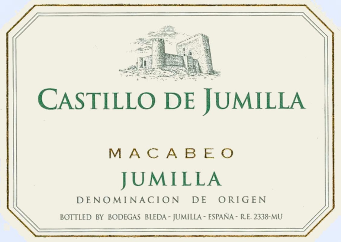 Bodegas Bleda Castillo de Jumilla Macabeo 2014 Front Label