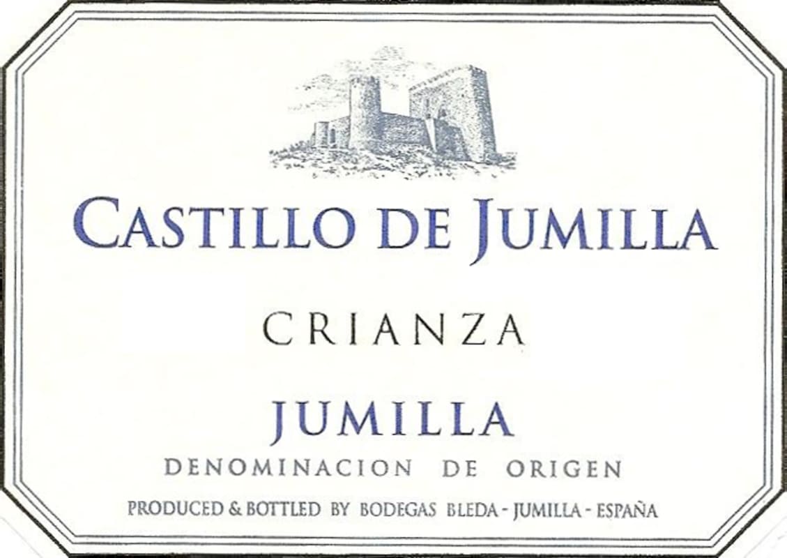 Bodegas Bleda Castillo de Jumilla Crianza 2012 Front Label