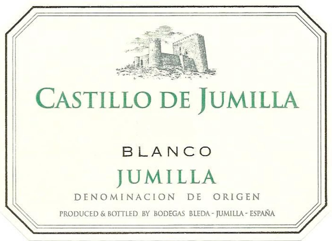 Bodegas Bleda Castillo de Jumilla Blanco 2015 Front Label
