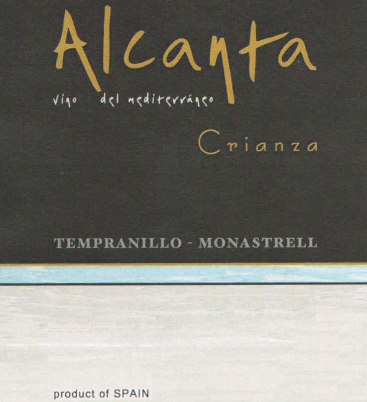 Bodegas Bocopa Alcanta Tempranillo-Monastrell Crianza 2011 Front Label