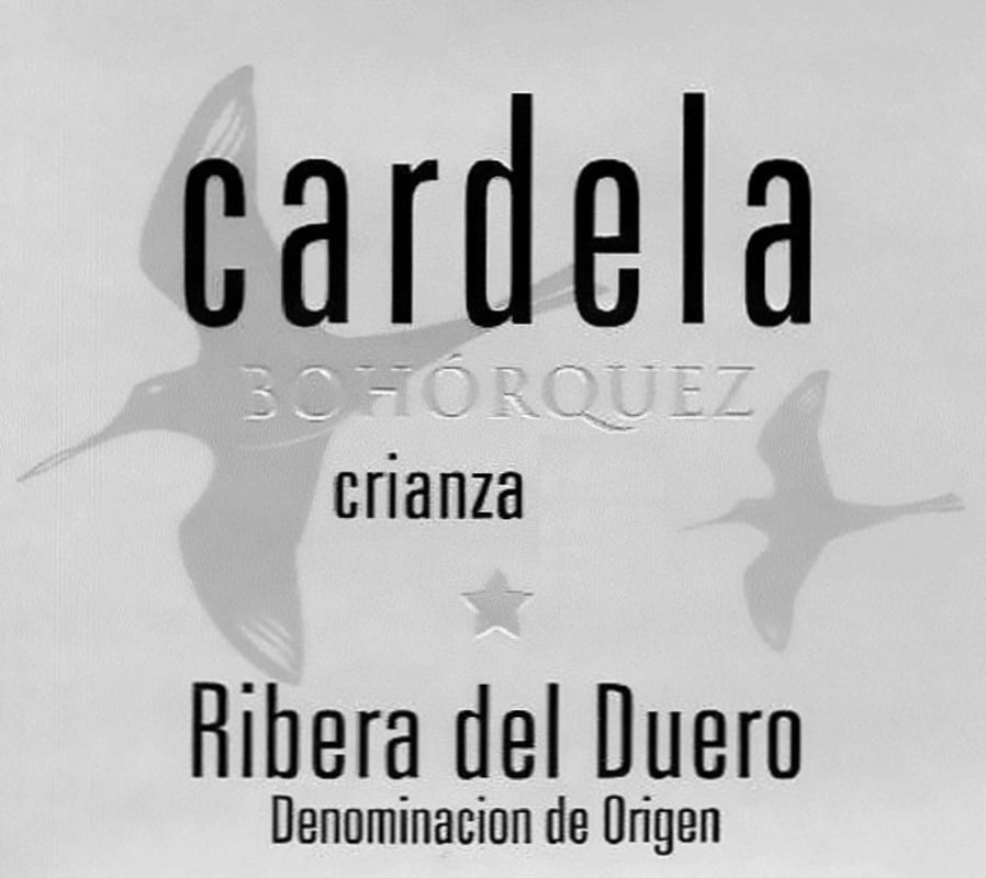 Bodegas Bohorquez Cardela Crianza 2011 Front Label