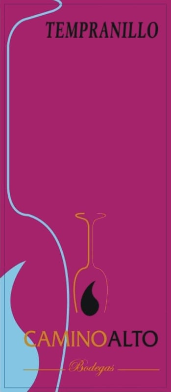 Bodegas Camino Alto Vino de la Tierra Tempranillo 2013 Front Label