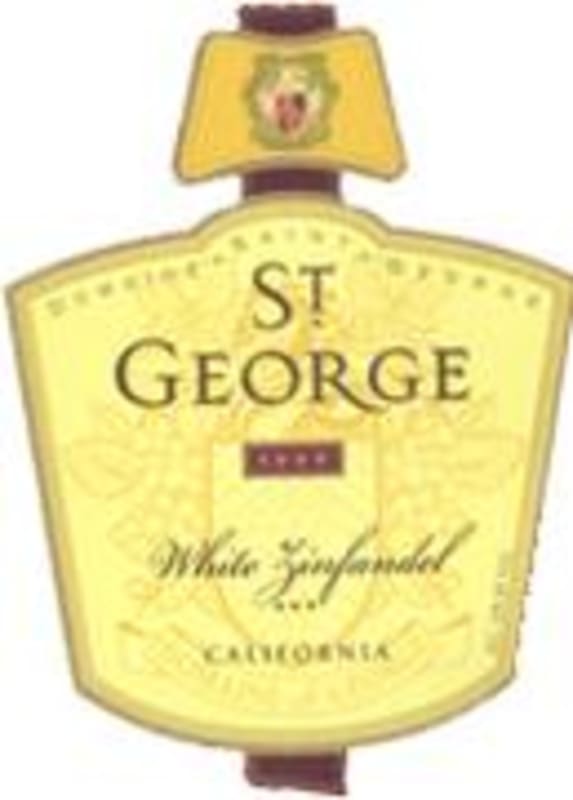 Dom. St. George White Zinfandel 1999 Front Label