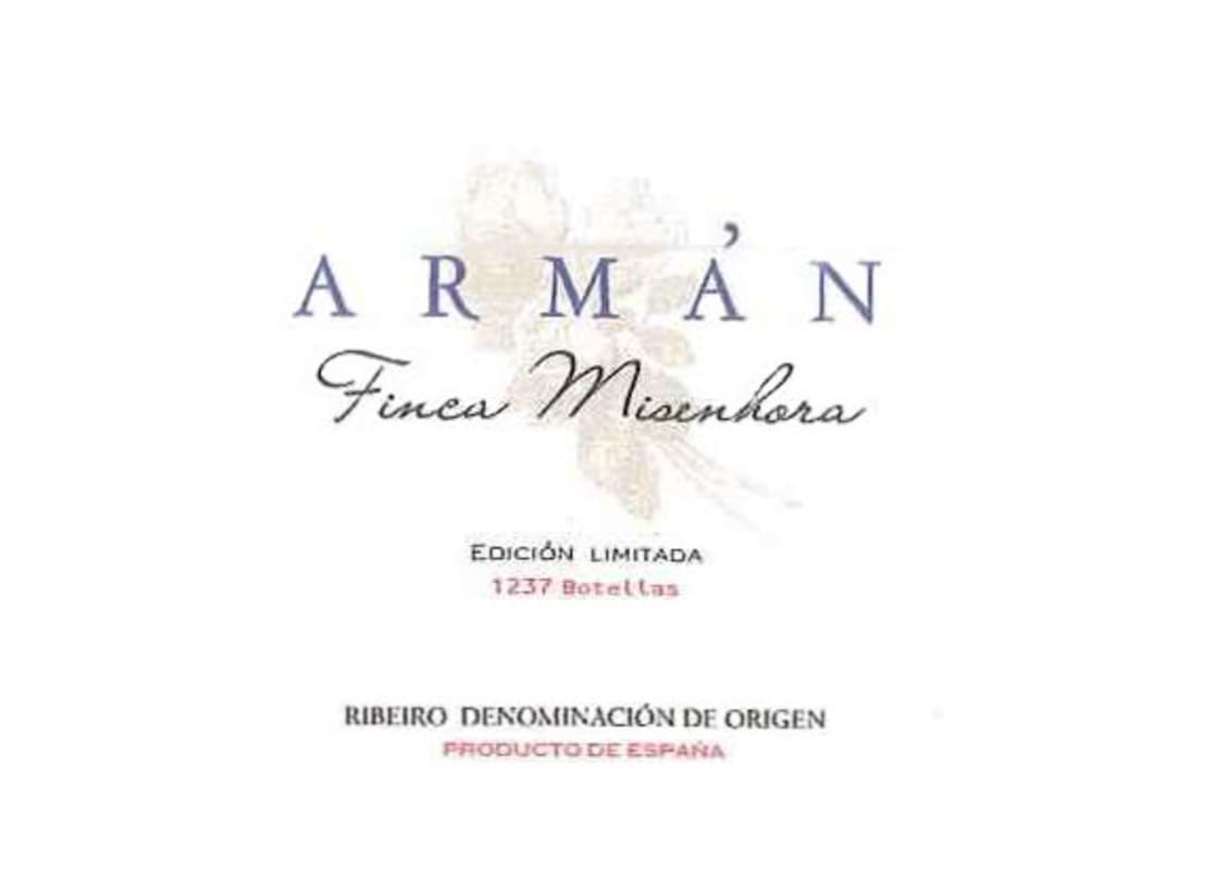Casal de Arman Arman Finca Misenhora 2012 Front Label