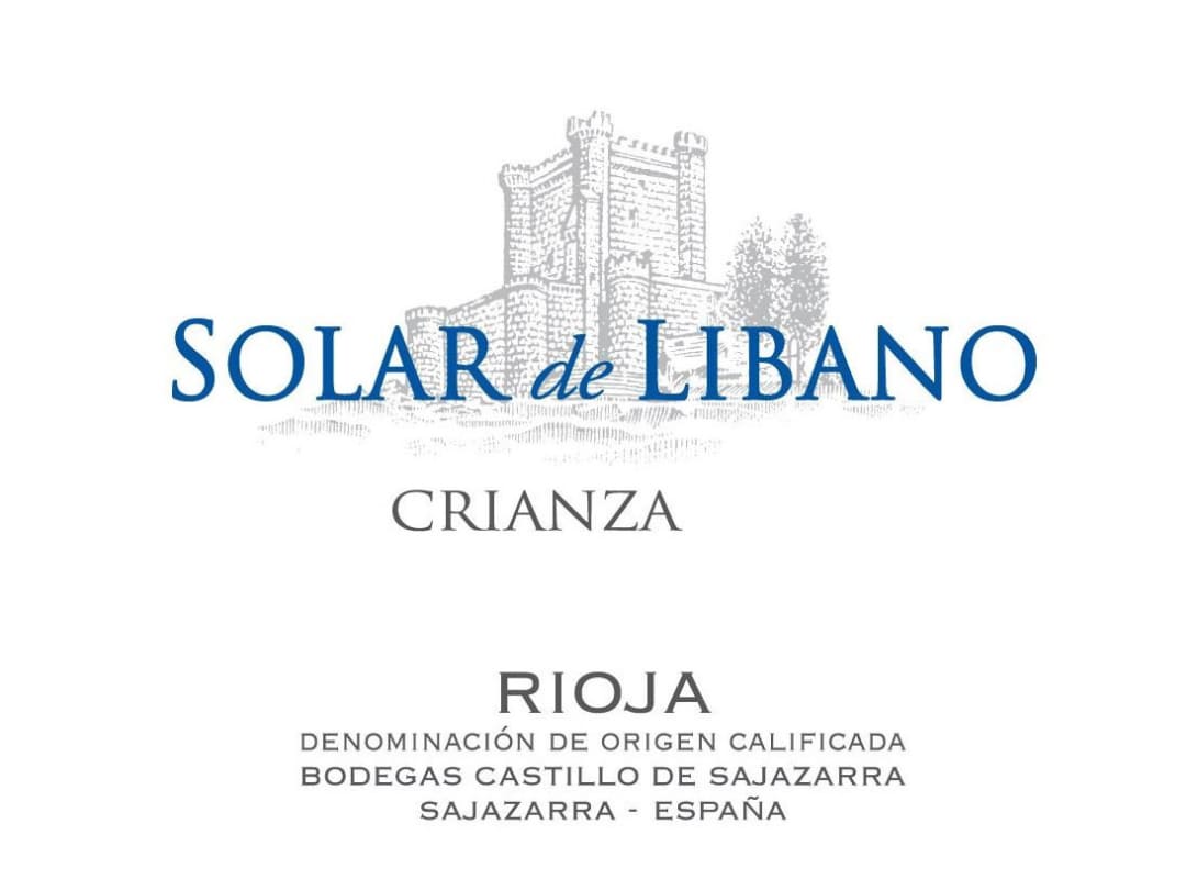 Bodegas Castillo de Sajazarra Solar de Libano Crianza 2013 Front Label