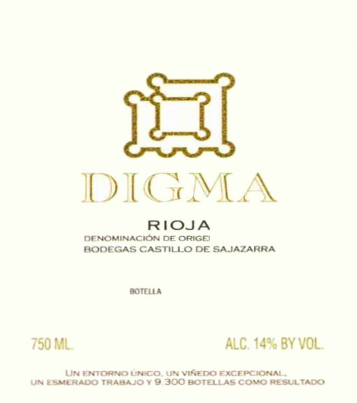 Bodegas Castillo de Sajazarra Digma 2006 Front Label
