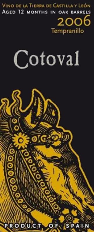 Bodegas Casto Pequeno Cotoval Vino de la Tierra Tinto 2006 Front Label