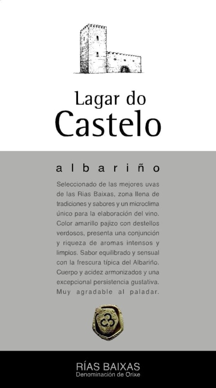 Bodegas Castro Barona Lagar do Castelo Albarino 2009 Front Label