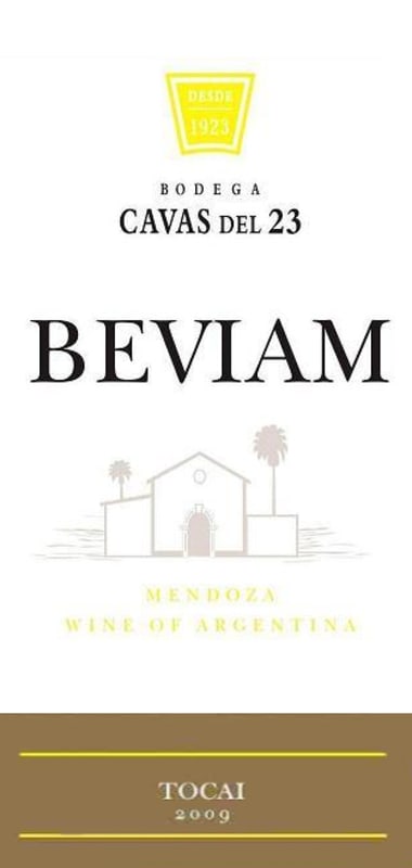 Bodegas Cavas del 23 Beviam Tocai 2009 Front Label