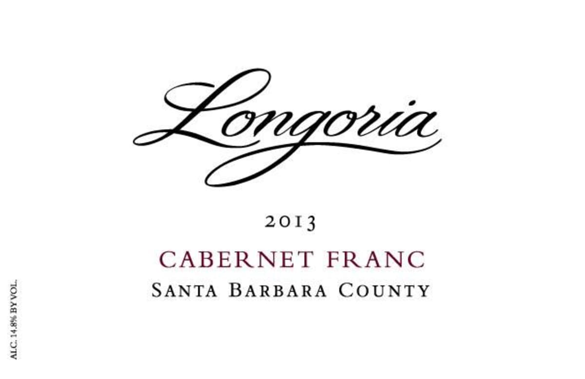 Longoria Cabernet Franc 2013 Front Label