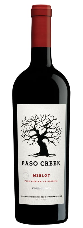 Paso Creek Merlot 2015 Front Bottle Shot