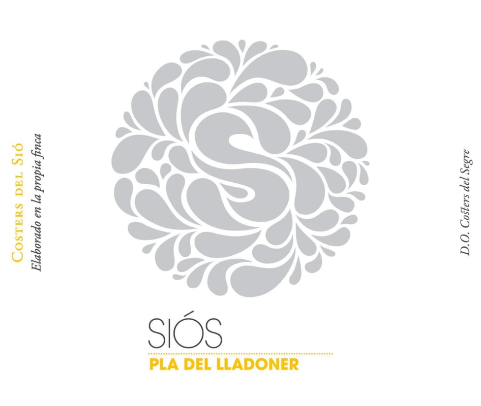 Bodegas Costers del Sio Sios Pla del Lladoner Blanco 2013 Front Label