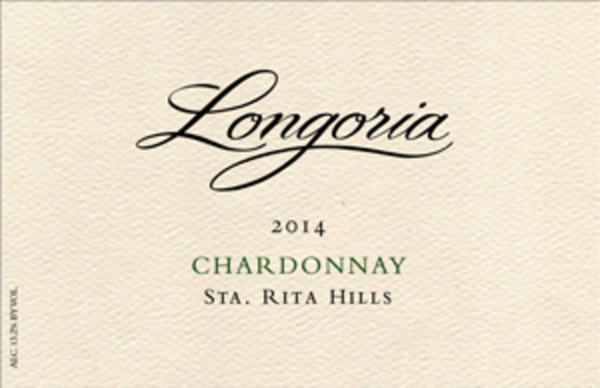 Longoria Sta. Rita Hills Chardonnay 2014 Front Label