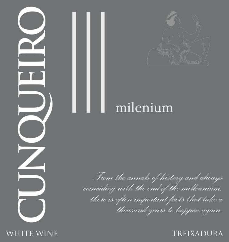 Bodegas Cunqueiro III Milenium 2014 Front Label