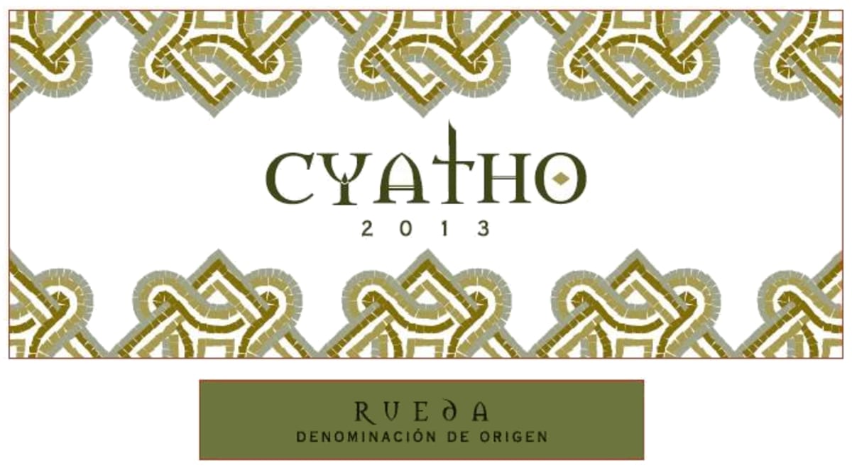 Bodegas Cyatho Rueda 2013 Front Label