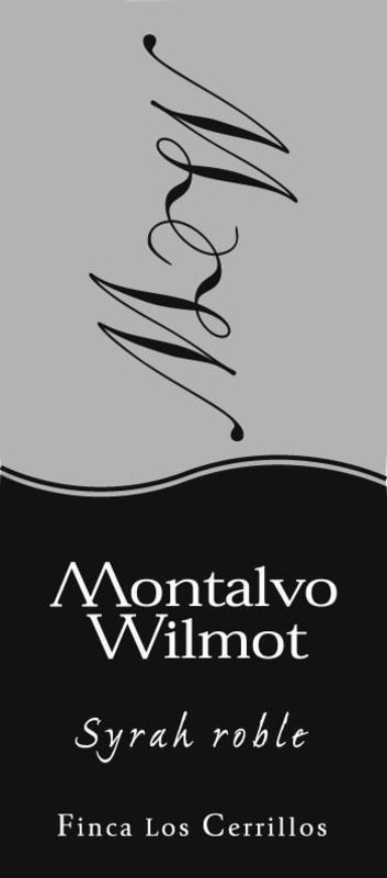 Bodegas de Montalvo Wilmot Roble Vino de la Tierra Syrah 2009 Front Label