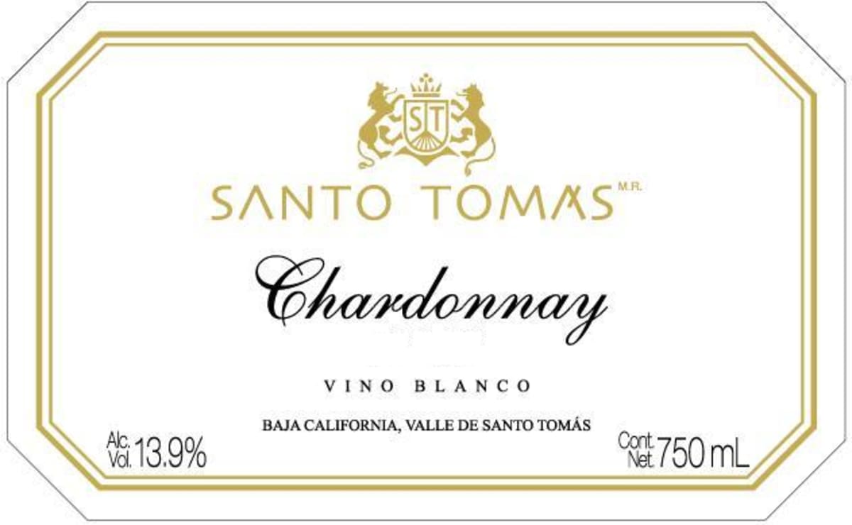 Bodegas de Santo Tomas Chardonnay 2008 Front Label