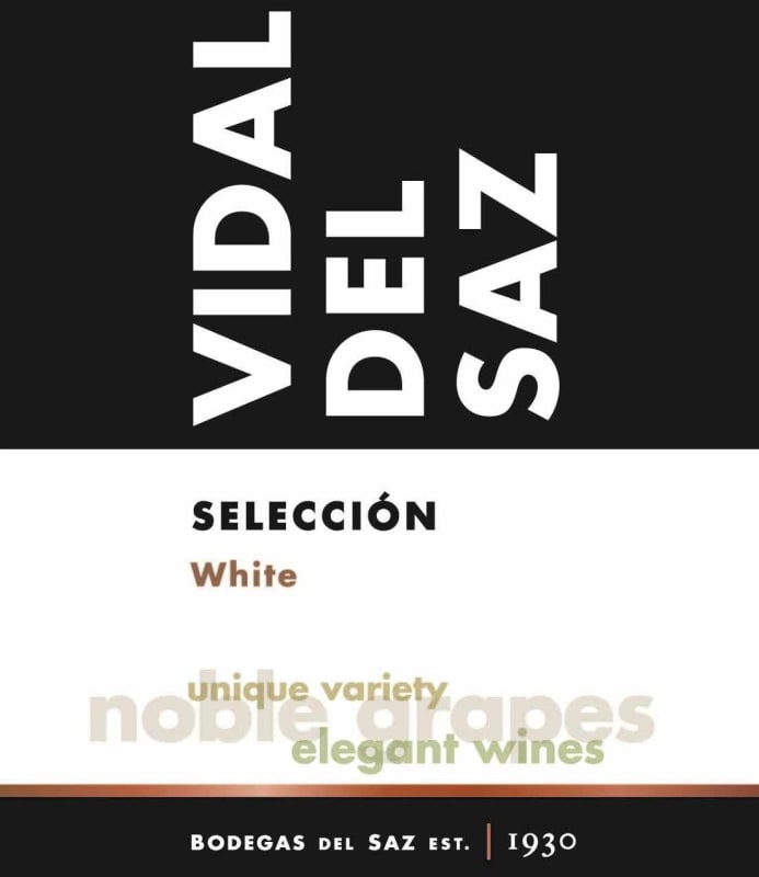 Bodegas del Saz Vidal del Saz Seleccion Blanco 2014 Front Label