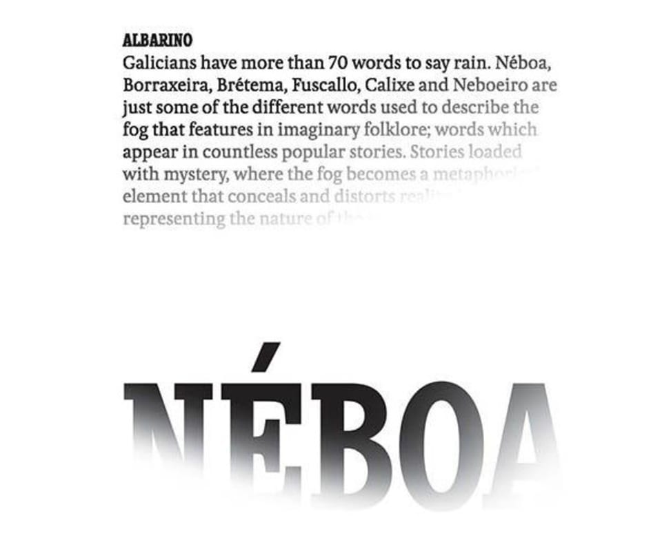 Bodegas Eidosela Neboa Albarino 2015 Front Label