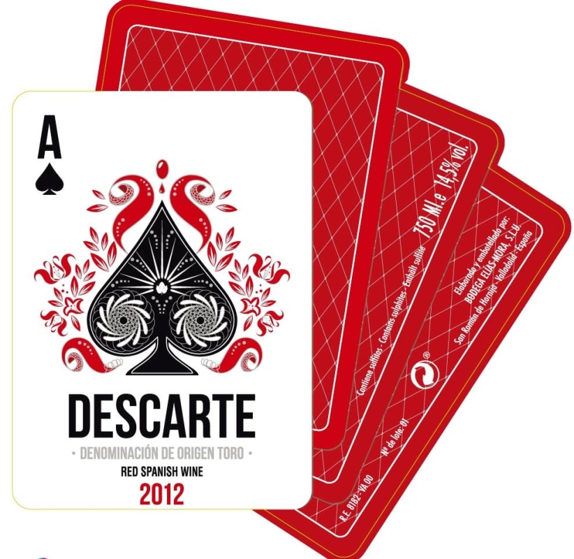 Bodegas Elias Mora Descarte 2012 Front Label