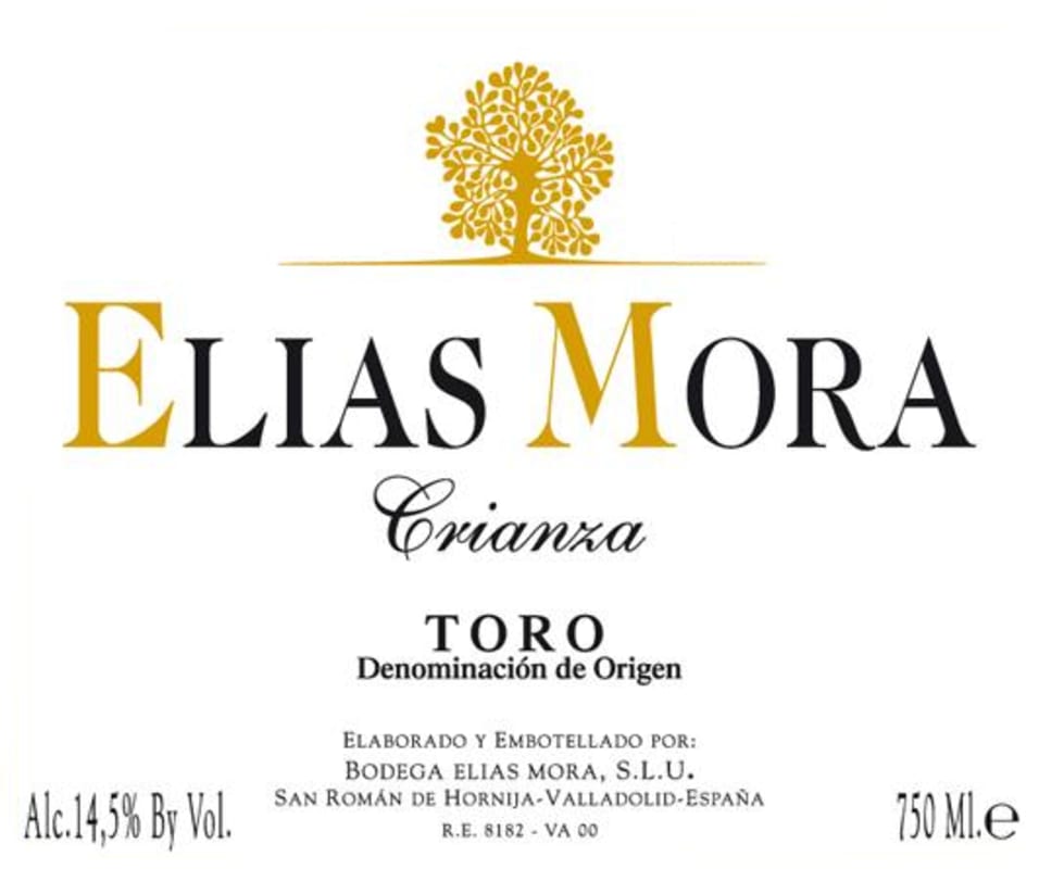 Bodegas Elias Mora Crianza 2009 Front Label