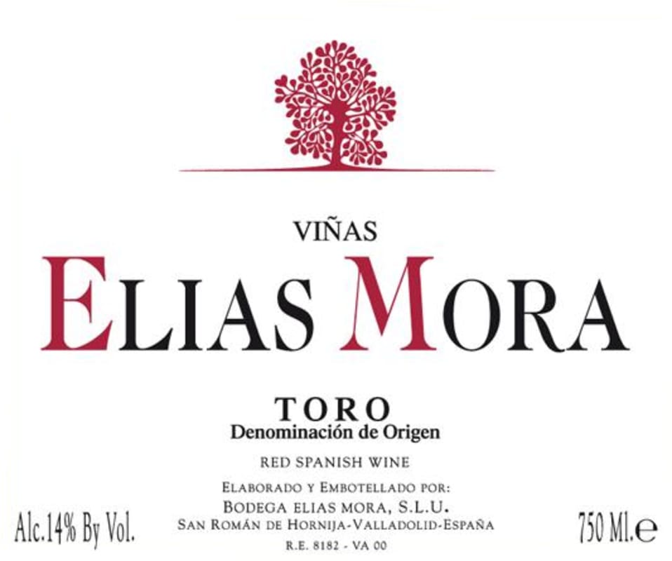 Bodegas Elias Mora Vinas Elias Mora 2012 Front Label