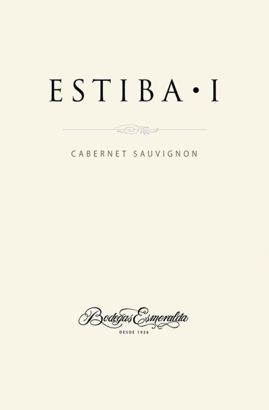 Bodegas Esmeralda Estiba I Cabernet Sauvignon 2015 Front Label