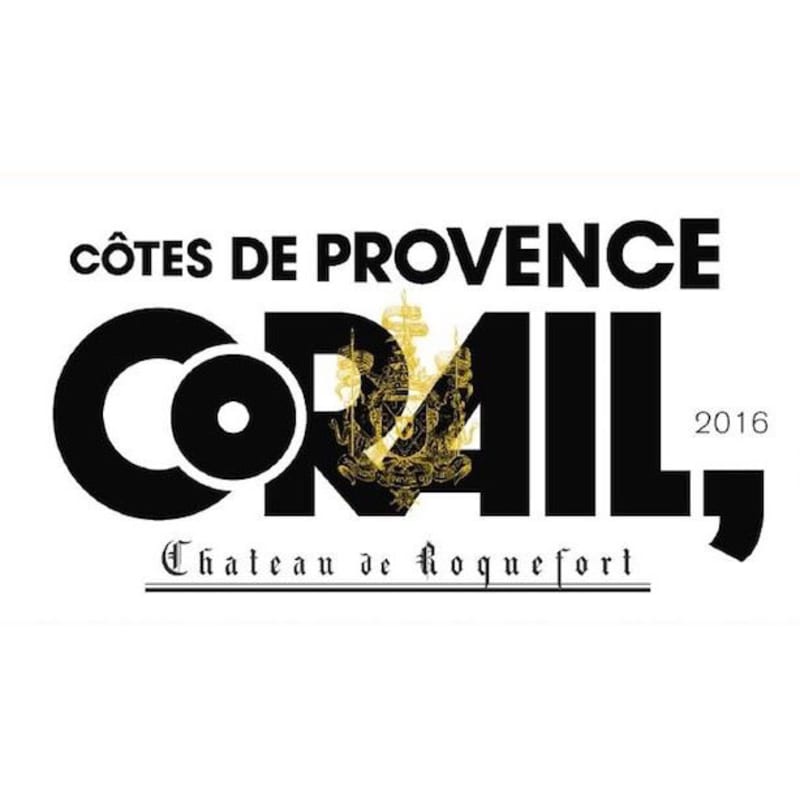 Chateau de Roquefort Corail Rose 2016 Front Label