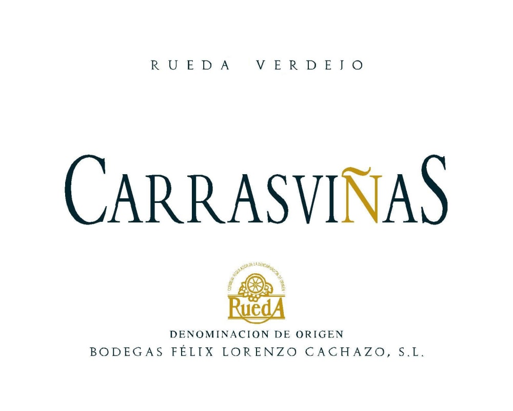 Bodegas Felix Lorenzo Cachazo Carrasvinas Verdejo 2013 Front Label