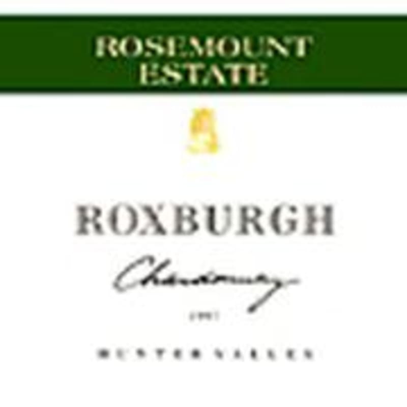 Rosemount Roxburgh Chardonnay 1997 Front Label