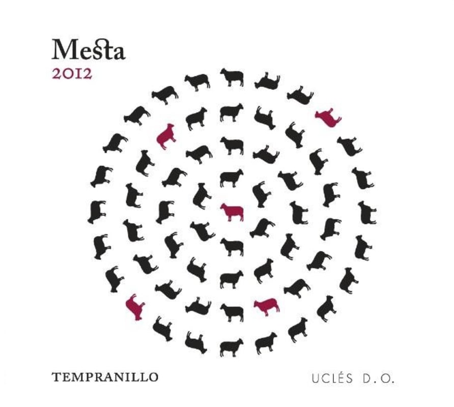 Bodegas Fontana Mesta Vino de la Tierra Tempranillo 2012 Front Label