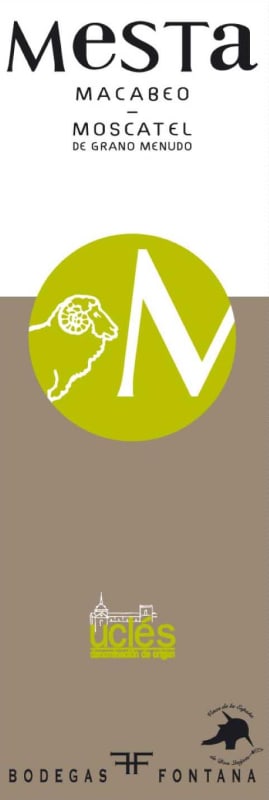 Bodegas Fontana Mesta Blanco 2014 Front Label