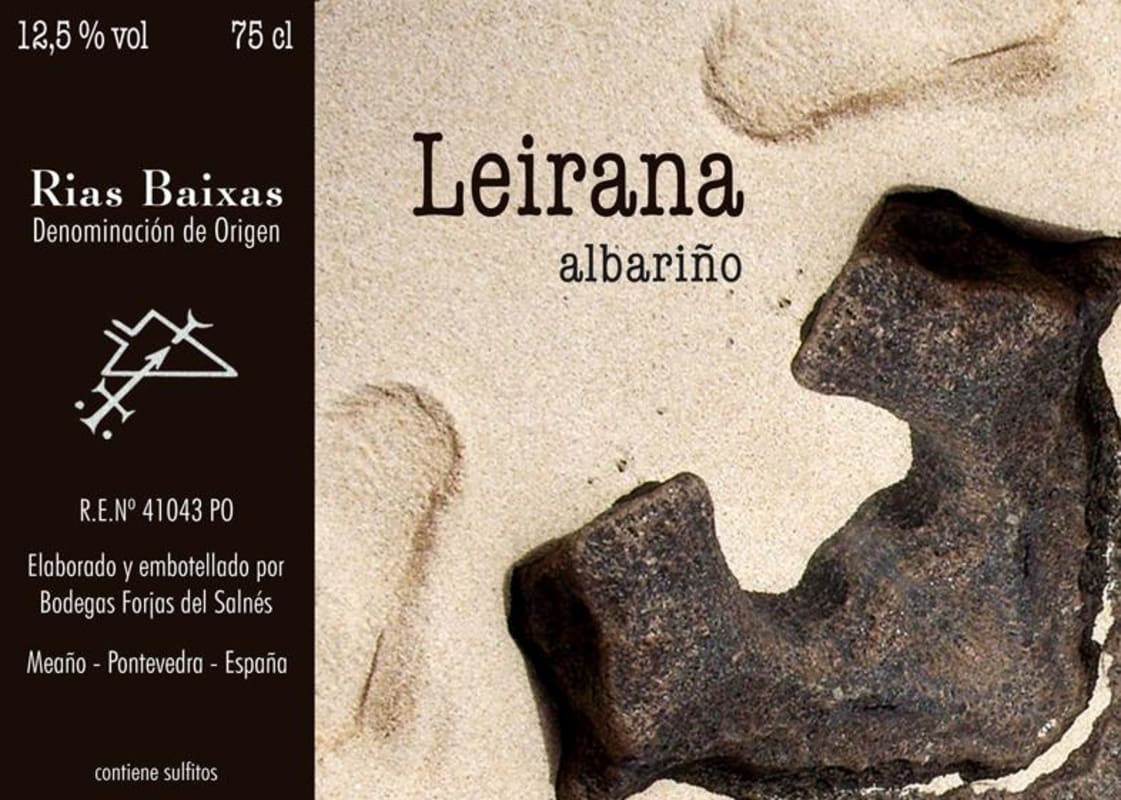 Forjas del Salnes Leirana Albarino 2012 Front Label